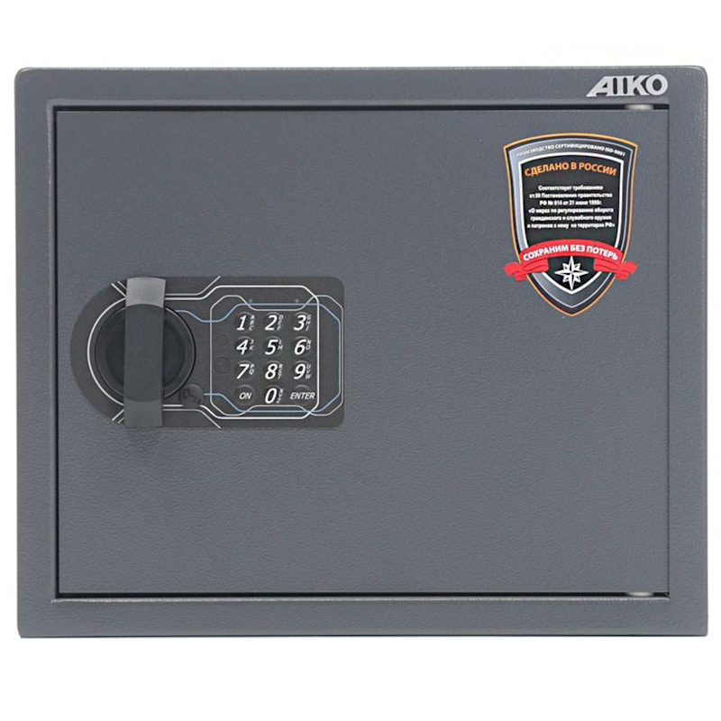 Сейф Aiko TT-28 EL, закрытый.