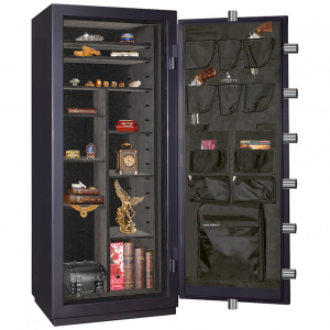 Сейф ElitSafe 3166 EL M Flock Steel — кабинетный вариант, без ложементов.