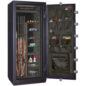 Сейф ElitSafe 3166 BME M Flock Steel — открытый.