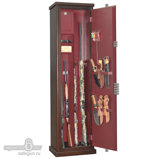 Сейф ArmWood 524 Primary (цвет бордовый, со снятыми полками)