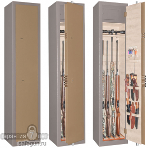 Сейф BS-95 L43 Lux - цвет покрытия №38/34, кожа бежевый крокодил.