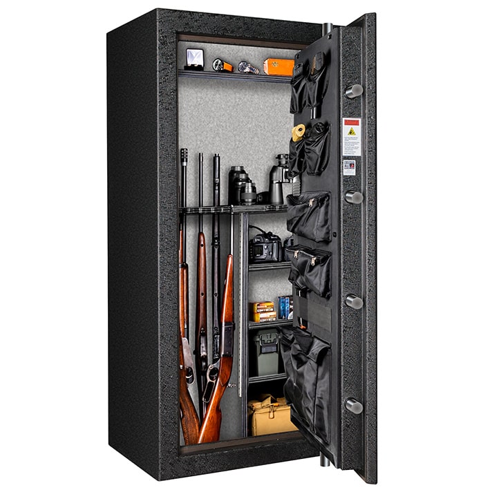 Сейф Rhino CD6030X EL BKT CH — внутреннее устройство.