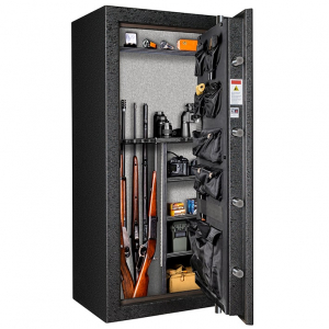 Сейф Rhino CD6030X EL BKT CH — внутреннее устройство.