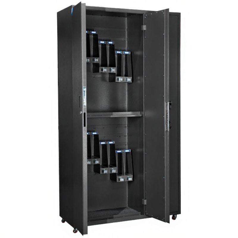 Армейский шкаф ОШ-ШОК-3 на колесах (открытая секция под автоматы)