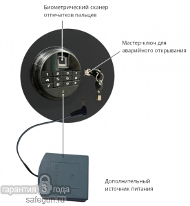 Кодовый замок с биометрическим модулем